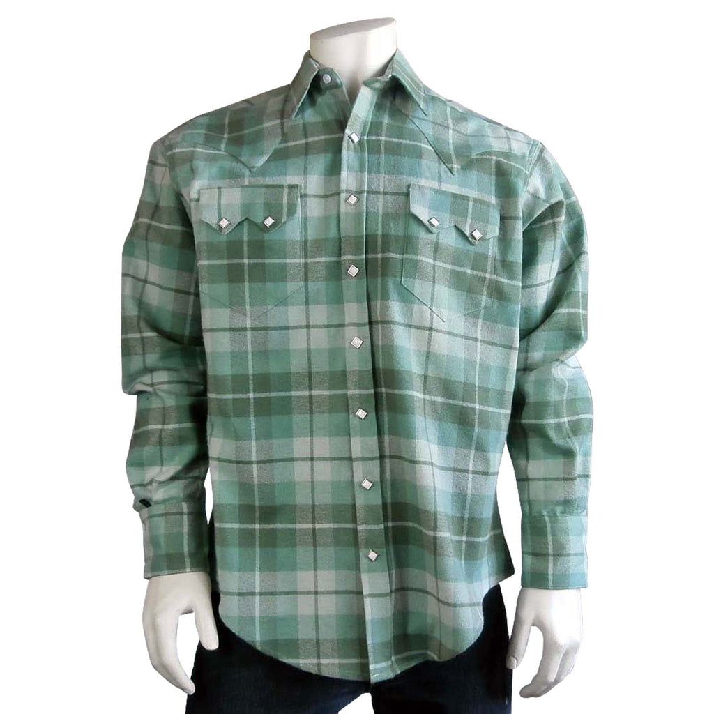 Plush Flannel Plaid Sage Green ...